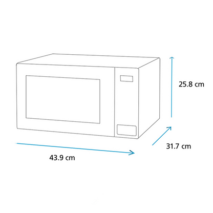 Hono de Microondas Mabe 0.7 Blanco 20 Litros