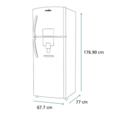 Refrigerador Mabe 10 Pies Grafito RMA250FYMRQ0