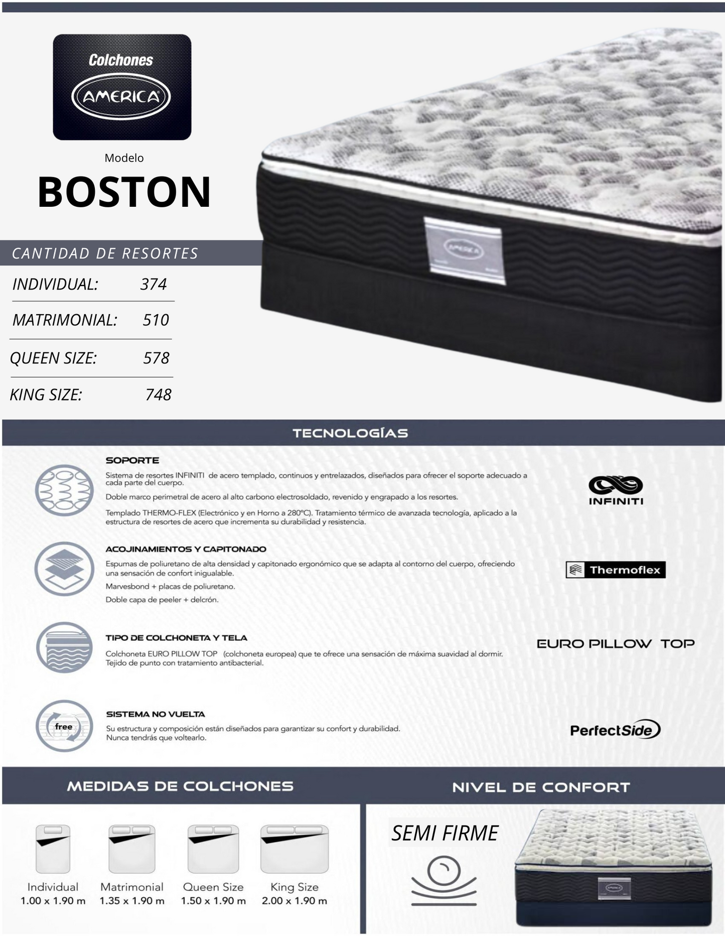 Colchon America Tivoli